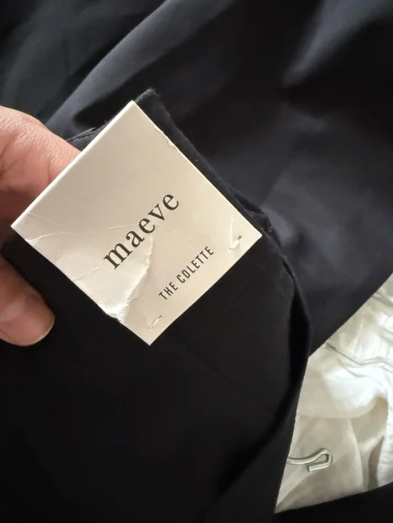 Maeve The Colette Crop Bow-Waist Pants - Picture 8 of 9